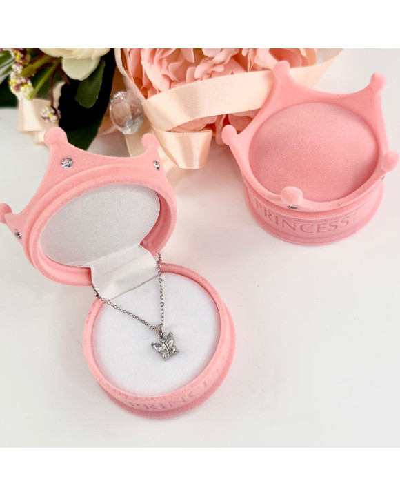 Oceľový náhrdelník motýľ-321785-20