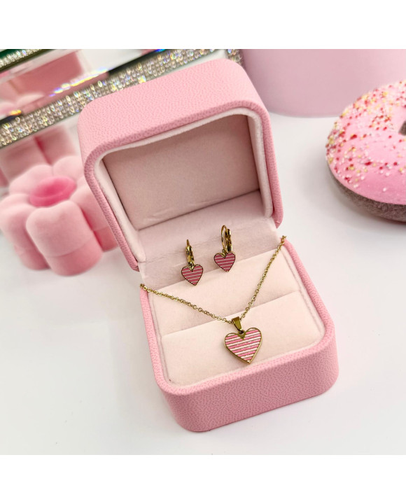 Detská oceľová súprava srdiečko-322339-20