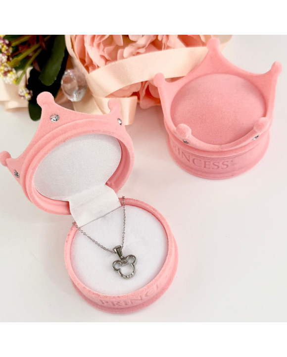 Oceľový náhrdelník s príveskom mickey-321780-20