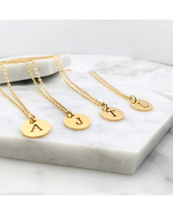 Dámsky pozlátený náhrdelník s písmenkom-249480-20