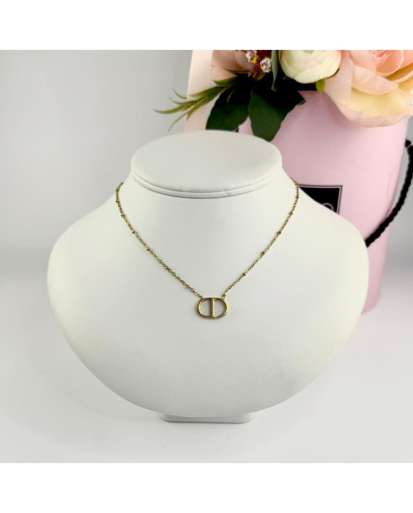 Dámsky oceľový náhrdelník s príveskom-321776-20