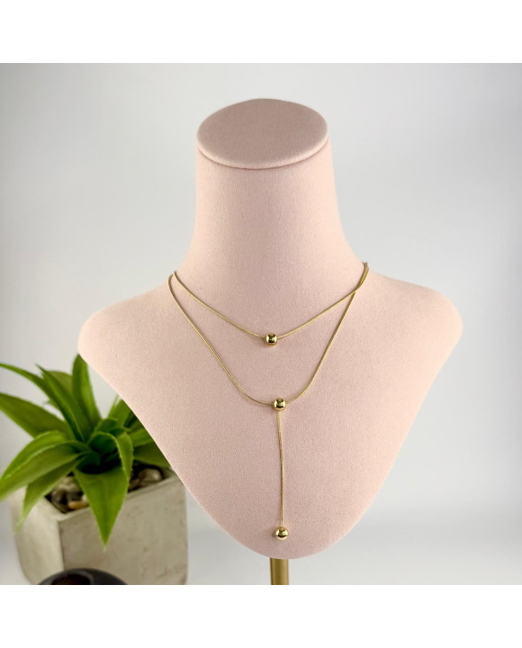 Dámsky náradelník s príveskom dvojitý-322209-20