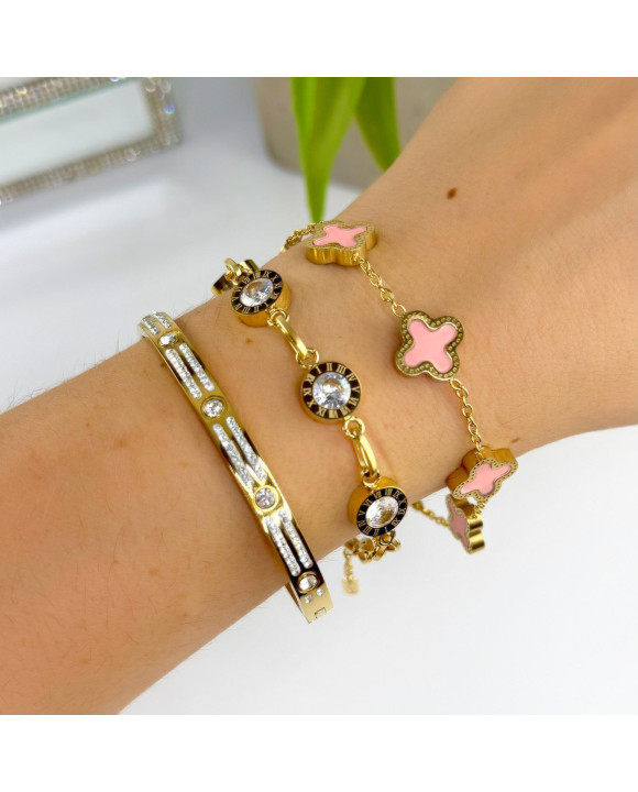 Dámsky oceľový náramok-321590-20