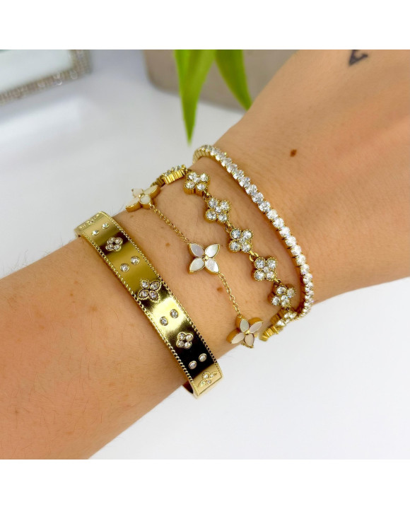 Dámsky oceľový náramok-322016-20