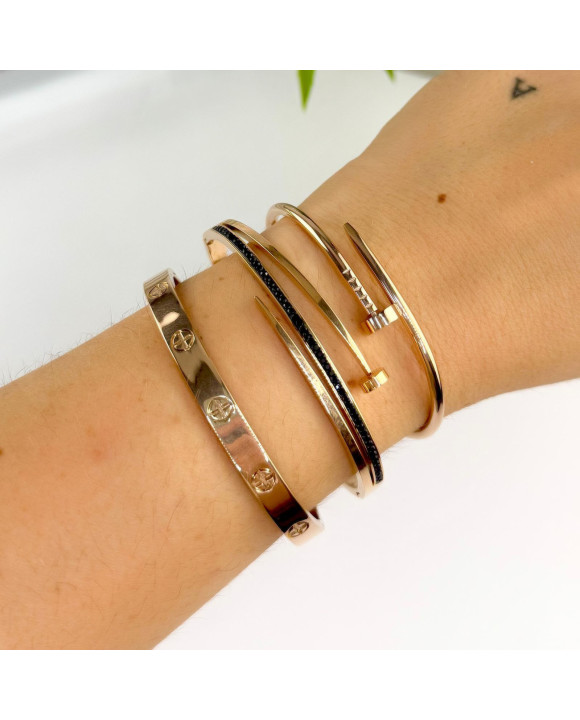 Dámsky oceľový náramok rose-321978-20