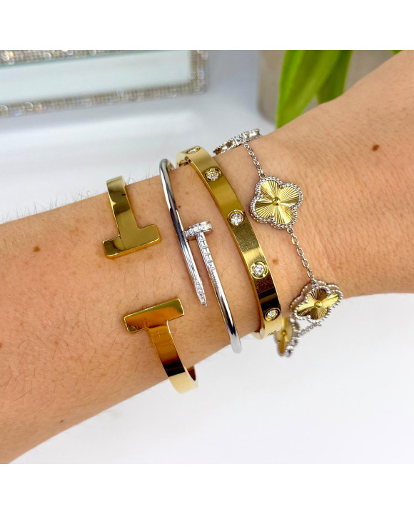 Dámsky oceľový náramok Bianka-321581-20