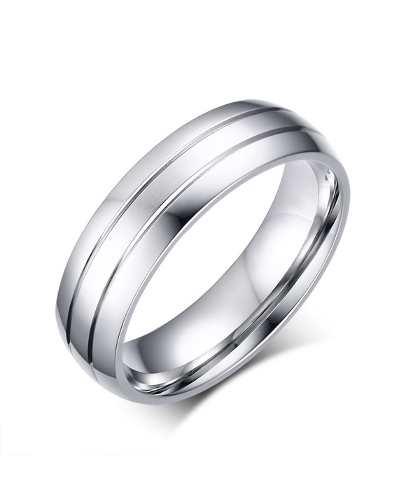 Pánska oceľová obrúčka