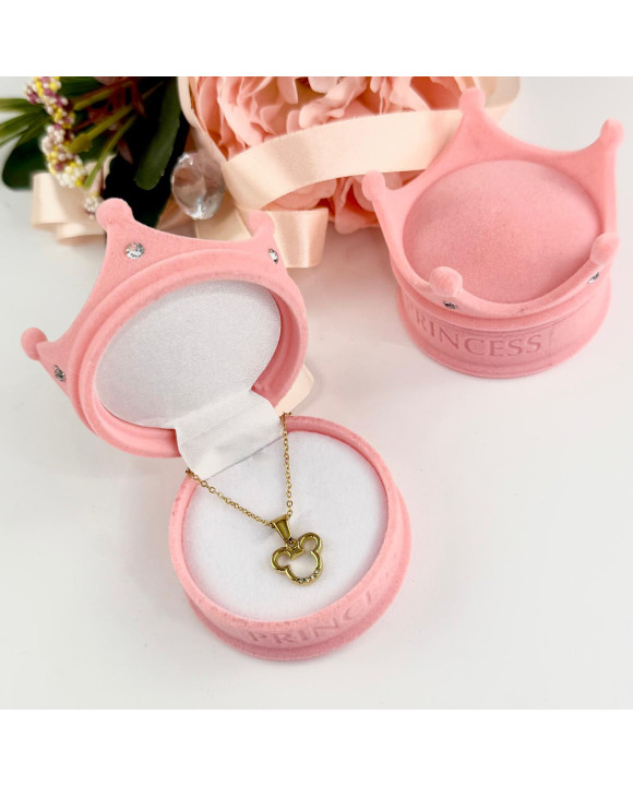 Oceľový náhrdelník s príveskom mickey-321781-20