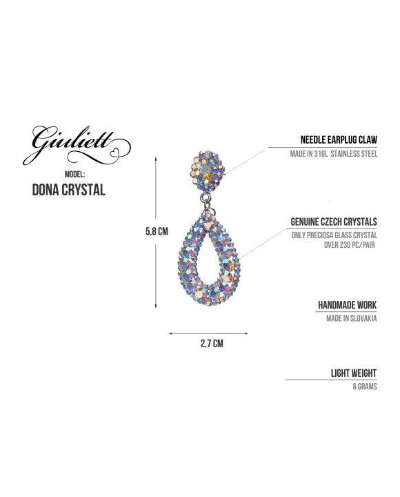 GIULIETT DONA CZECH CRYSTAL RED
