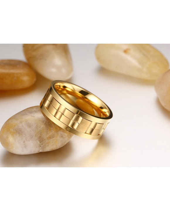 Pánsky oceľový prsteň