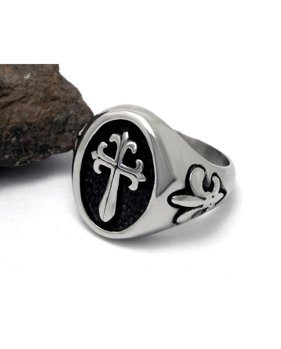 Pánsky oceľový prsteň