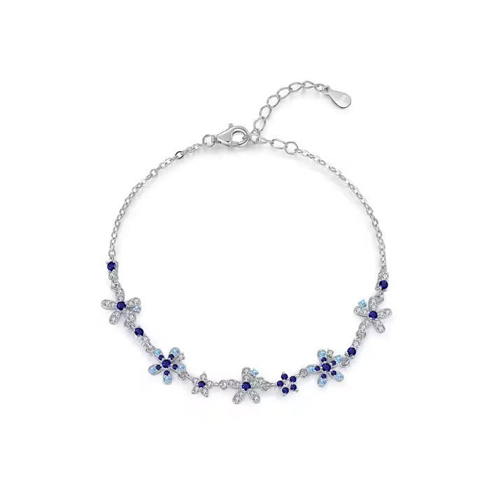 Farebný strieborný náramok Essence-320865-34