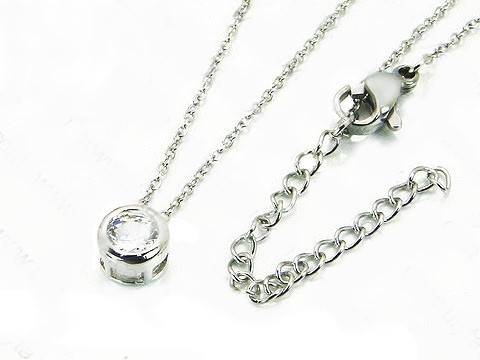 Dámsky oceľový náhrdelník-205584-31