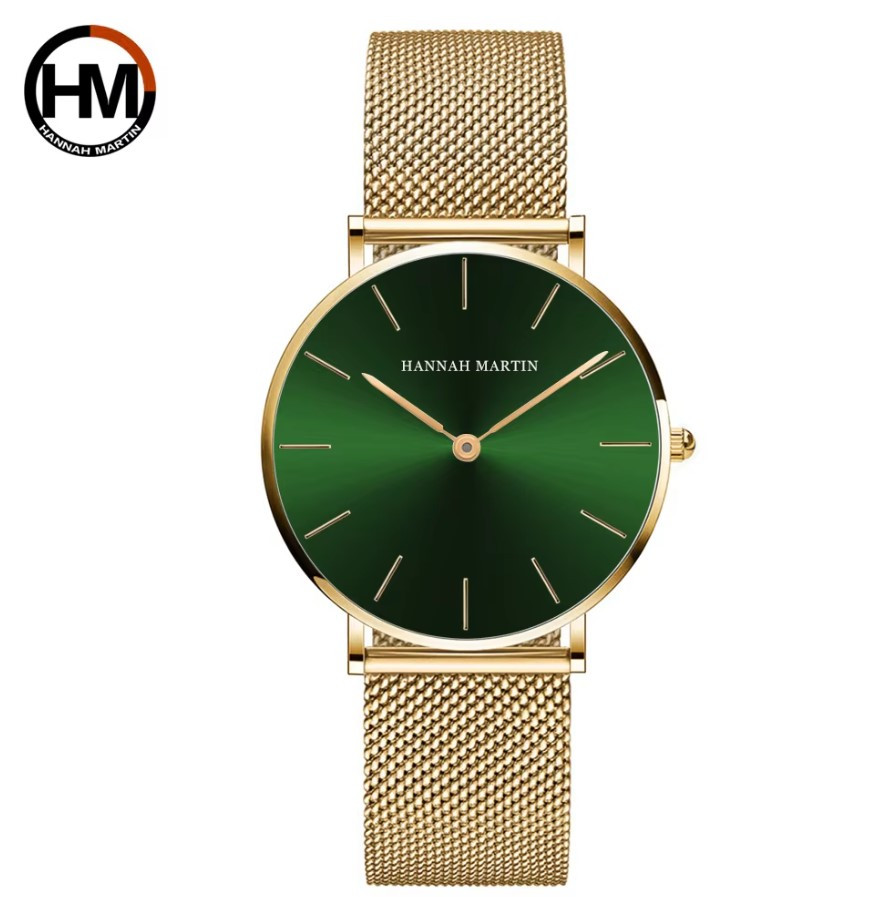 Dámske kovové hodinky pozlátené-311527-38