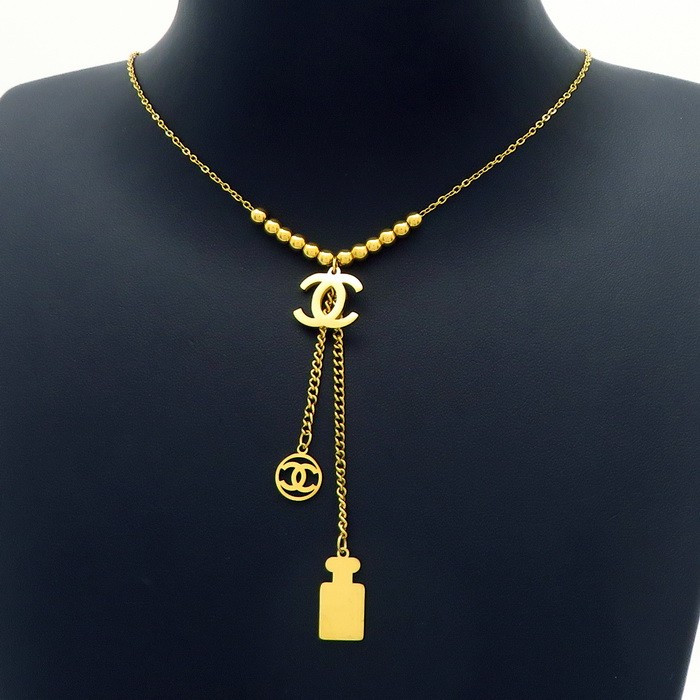 Dámsky pozlátený náhrdelník s príveskom-282180-32
