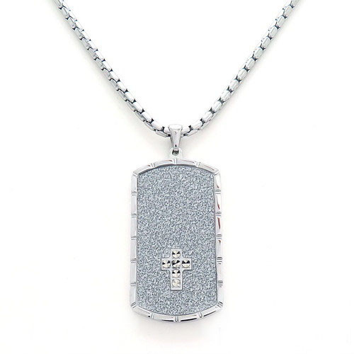 Oceľový náhrdelník štítok-198276-31