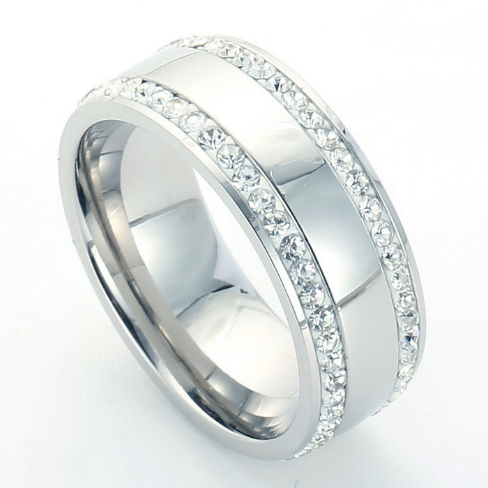 Dámsky oceľový prsteň-316219-37