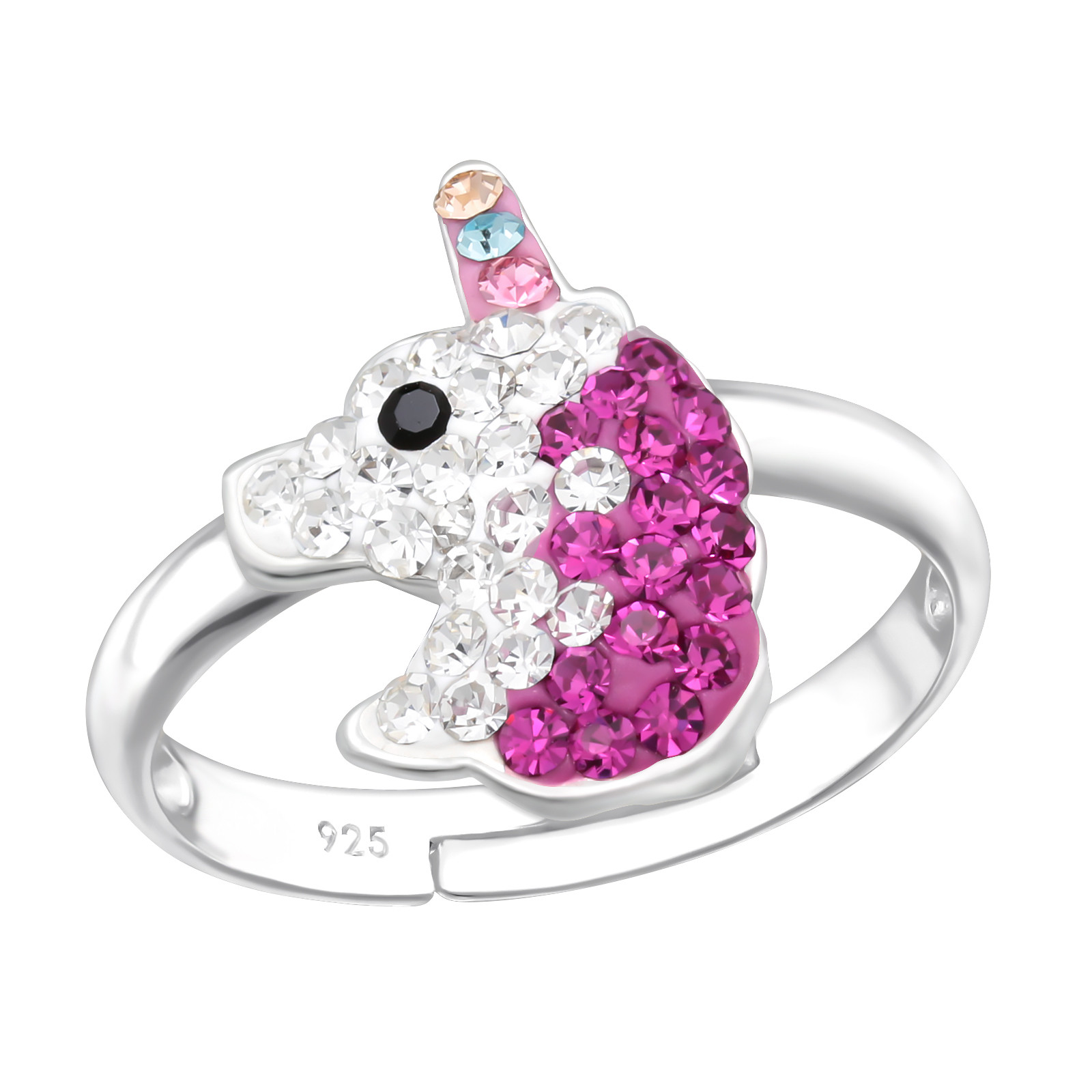 Strieborný prsteň jednočožec-313579-31