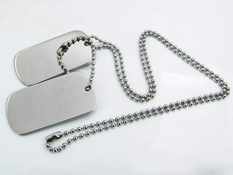 Pánsky oceľový náhrdelník army-257592-33