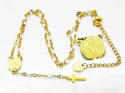 Oceľový náhrdelník ruženec-265699-32