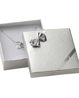 Darčeková krabička strieborná