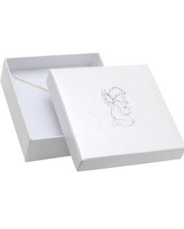 Biela darčeková krabička Anjel 