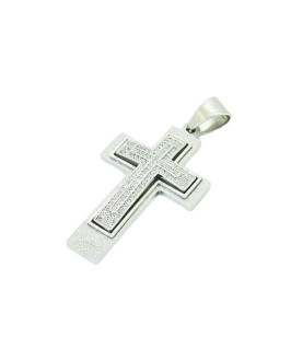 Oceľový prívesok kríž 