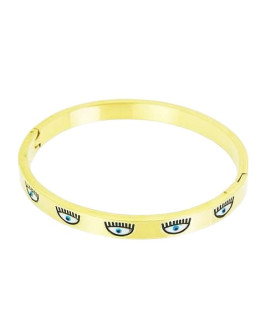 Dámsky oceľový náramok Evil eye