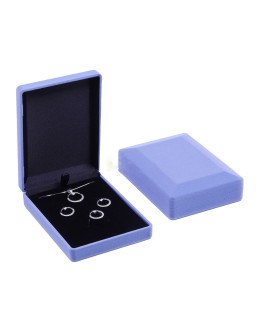 Semišová krabička modrá