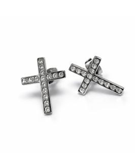 Dámske oceľové náušnice