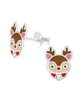 Strieborné náušnice Vianoce 