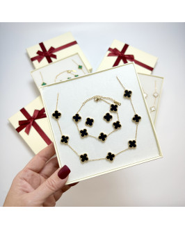 Dámska oceľová súprava s krabičkou Olivia