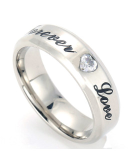 Oceľová obrúčka forever love