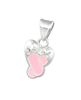 Detský strieborný prívesok baleríny