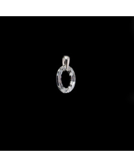 Strieborný prívesok Swarovski