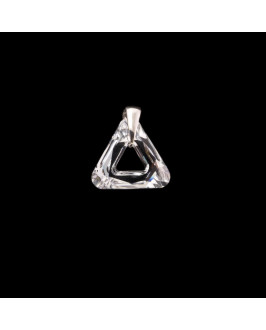 Strieborný prívesok trojuholník Swarovski