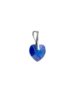 Strieborný prívesok srdiečko   Swarovski