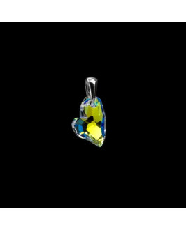Strieborný prívesok srdiečko Swarovski