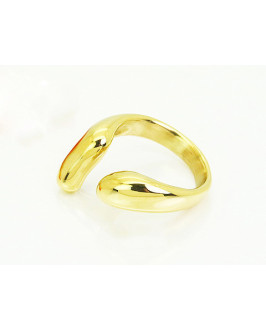 Oceľový prsteň nastaviteľný 