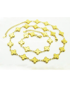 Dámska oceľová súprava pozlátená Olivia