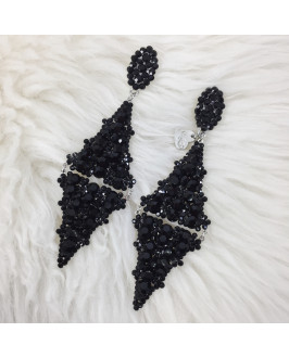 Giuliett Vittoria Czech Crystal Black