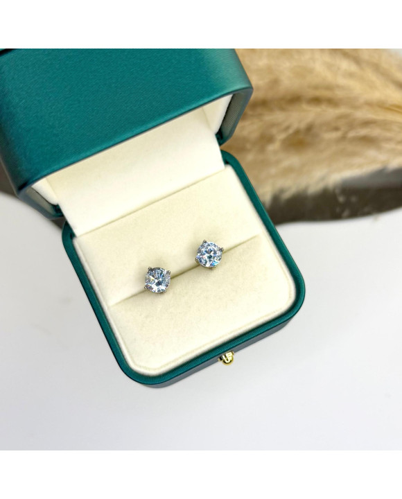 Oceľové náušnice s kryštálom-321526-20