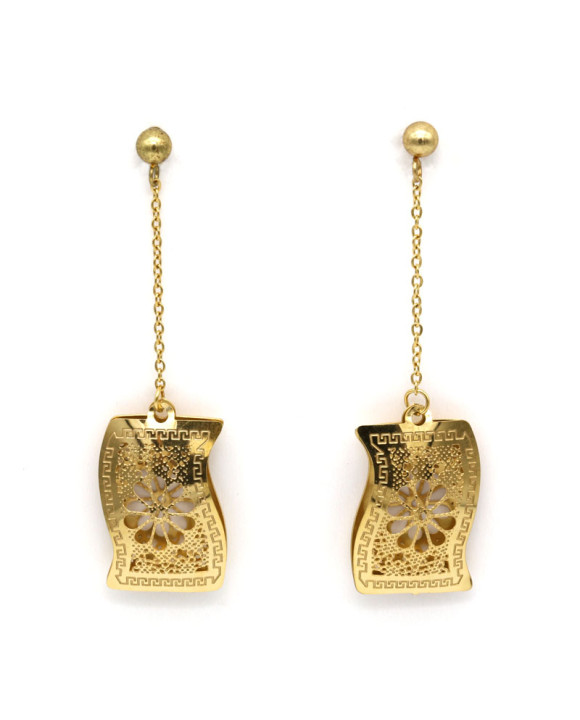 Dámske pozlátené náušnice-195615-20