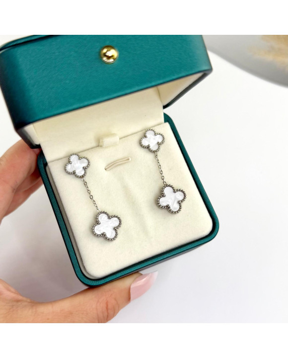 Dámske oceľové náušnice visiace-321549-20