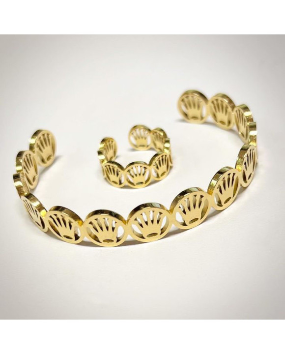 Dámska oceľová súprava-292486-20