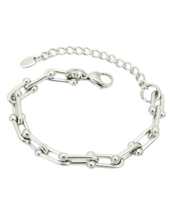 Dámsky štýlový oceľový náramok-311773-20