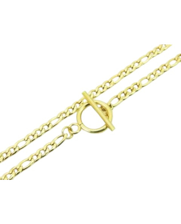 Oceľová retiazka pozlátená-311880-20