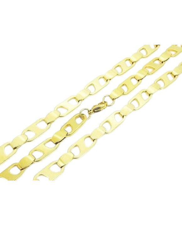 Pánska oceľová súprava pozlátená-311872-20