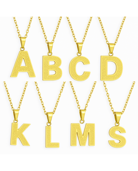 Pozlátený náhrdelník s písmenkom-321597-20