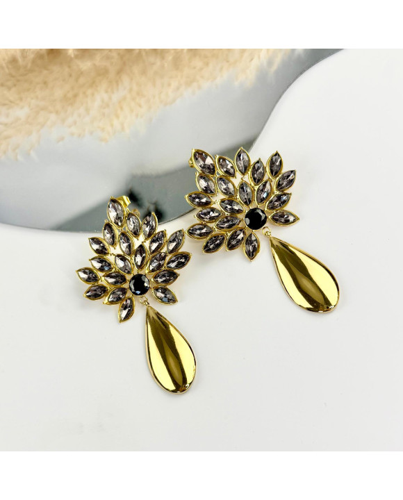 Dámske oceľové náušnice visiace-321550-20